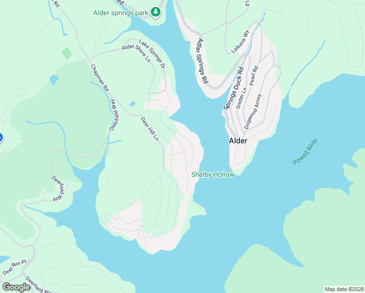map of restaurants, bars, coffee shops, grocery stores, and more near 481 Lake Springs Drive in LaFollette