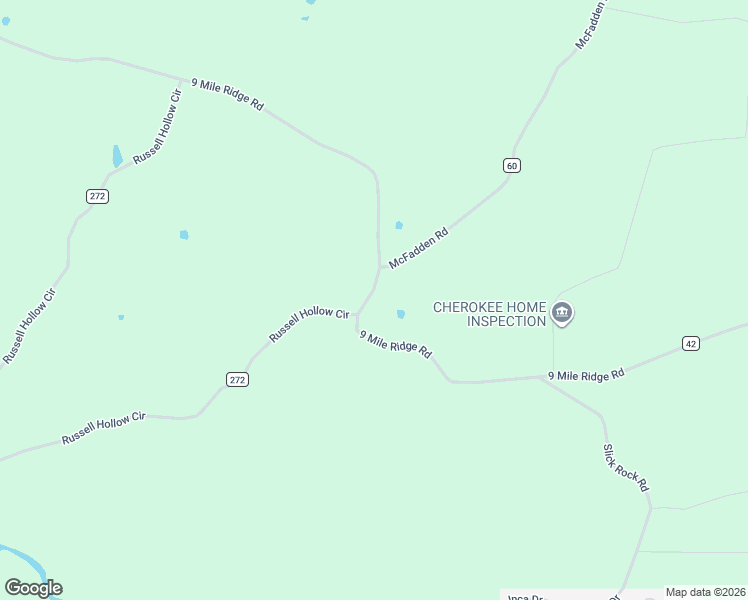 map of restaurants, bars, coffee shops, grocery stores, and more near 5982-6058 9 Mile Ridge Road in Hardy