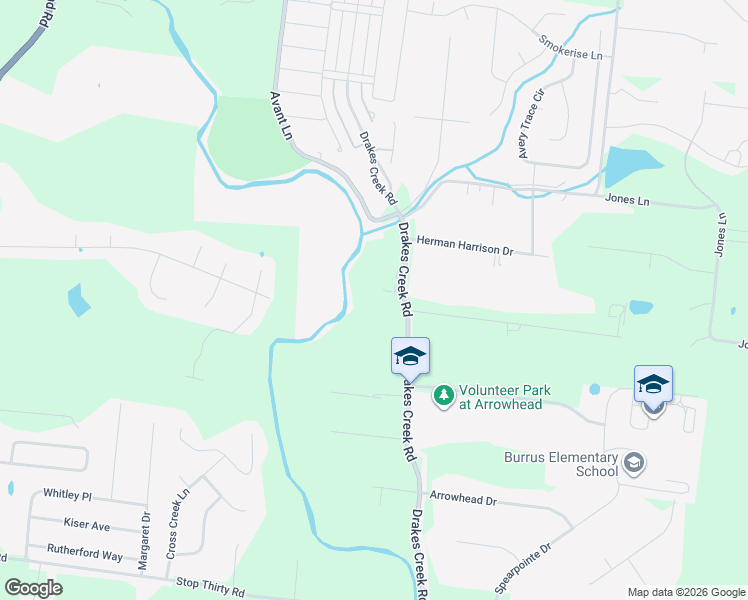 map of restaurants, bars, coffee shops, grocery stores, and more near 1413 Drakes Creek Road in Hendersonville