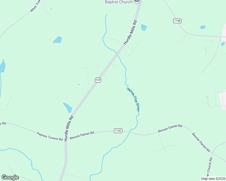 map of restaurants, bars, coffee shops, grocery stores, and more near 3407 Hurdle Mills Road in Roxboro