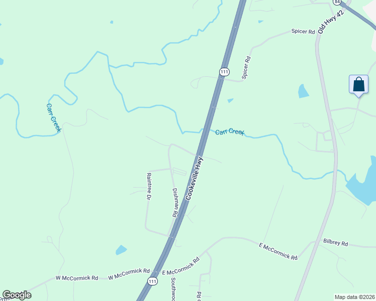 map of restaurants, bars, coffee shops, grocery stores, and more near 2106 Cookeville Highway in Livingston