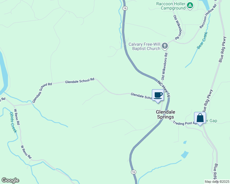 map of restaurants, bars, coffee shops, grocery stores, and more near 478 Glendale School Road in West Jefferson