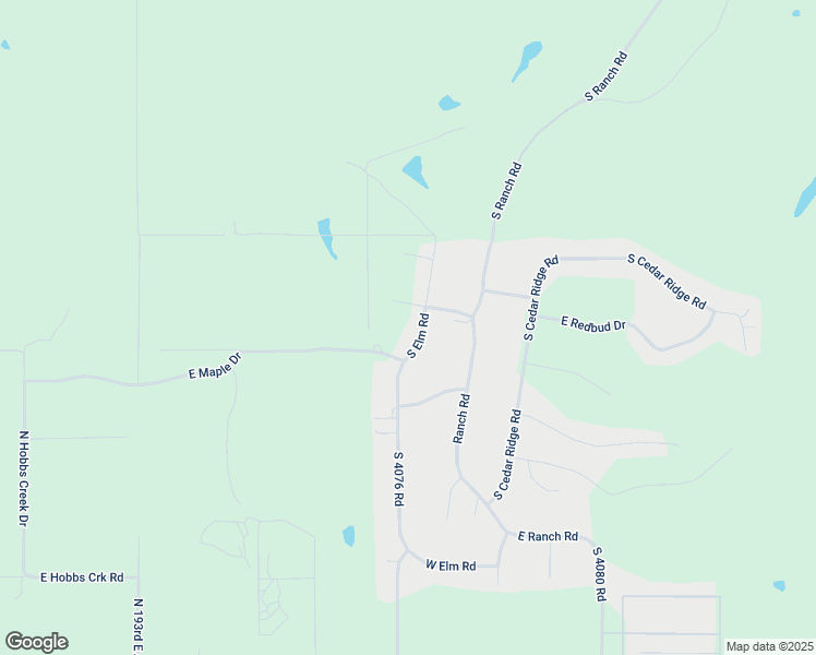 map of restaurants, bars, coffee shops, grocery stores, and more near 18120 South Elm Road in Claremore