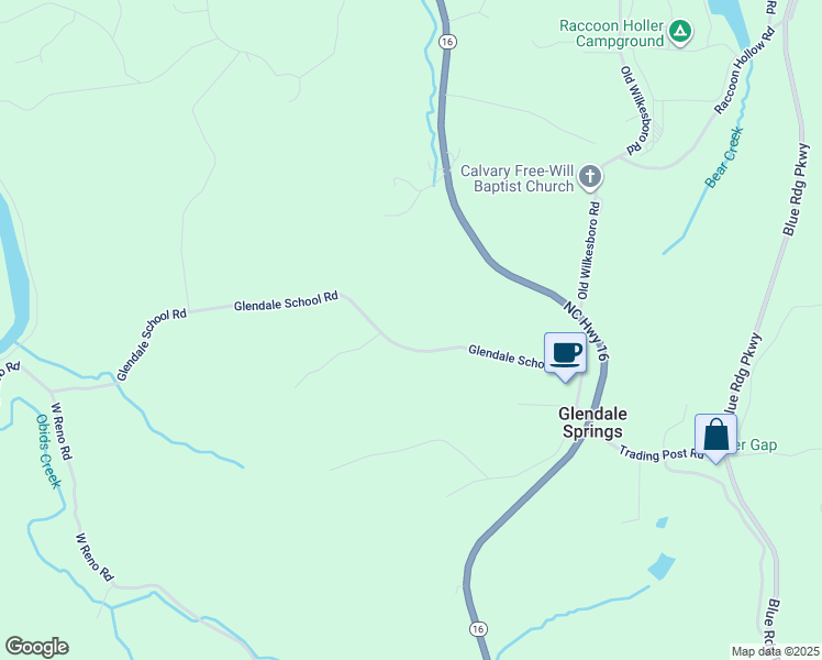 map of restaurants, bars, coffee shops, grocery stores, and more near 478 Glendale School Road in West Jefferson