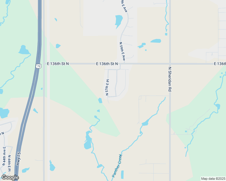 map of restaurants, bars, coffee shops, grocery stores, and more near 13360 58th East Place in Collinsville