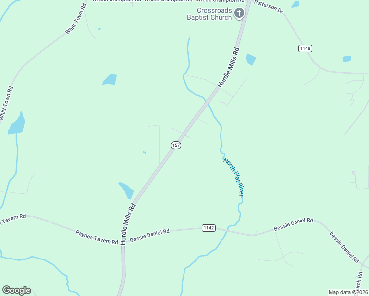 map of restaurants, bars, coffee shops, grocery stores, and more near 3407 Hurdle Mills Road in Roxboro