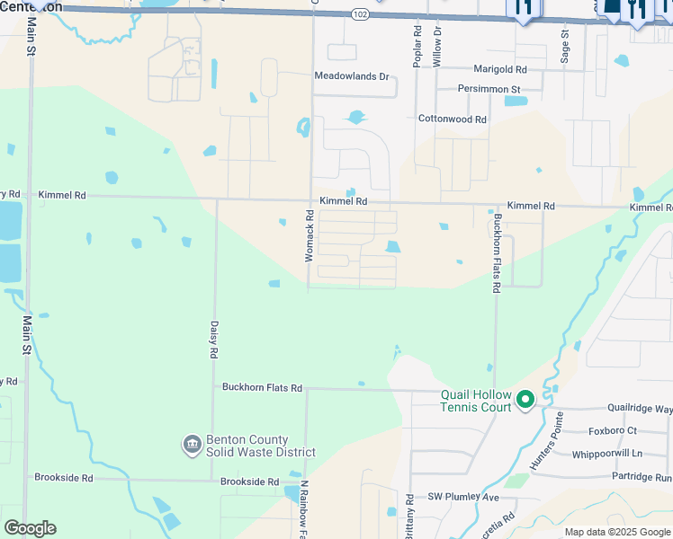 map of restaurants, bars, coffee shops, grocery stores, and more near 10872 Buckhorn Flats Road in Centerton