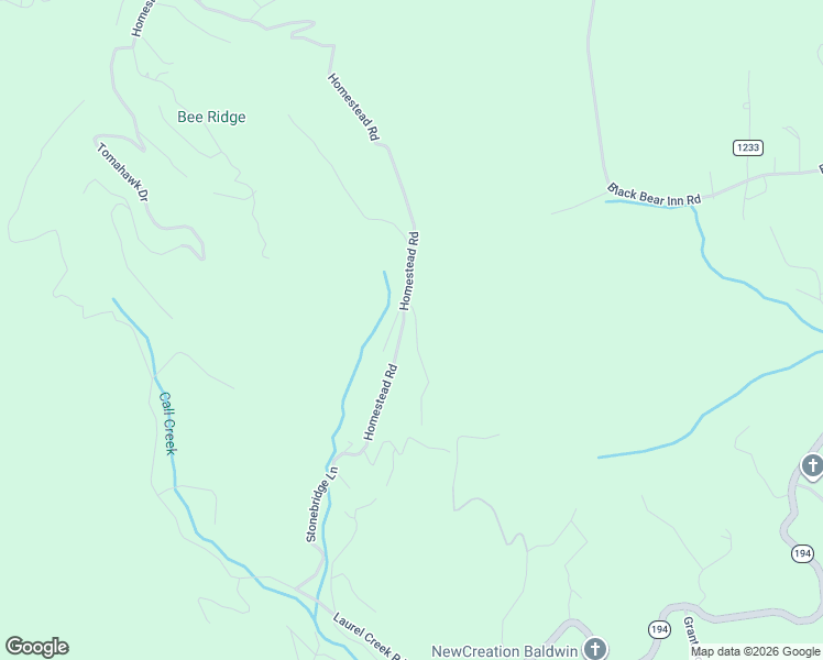 map of restaurants, bars, coffee shops, grocery stores, and more near 163 Yellow Bear Road in Todd