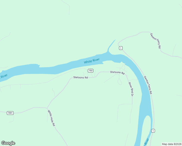 map of restaurants, bars, coffee shops, grocery stores, and more near County Road 703 in Flippin