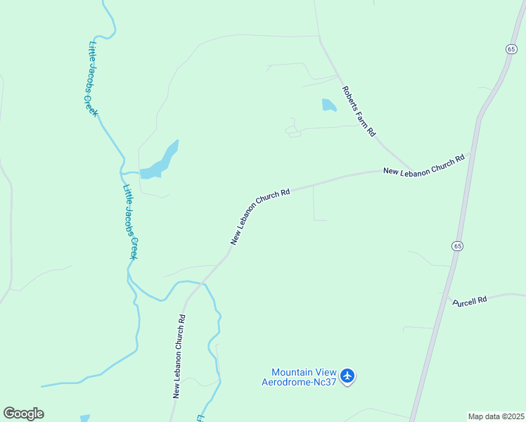 map of restaurants, bars, coffee shops, grocery stores, and more near 491 New Lebanon Church Road in Reidsville