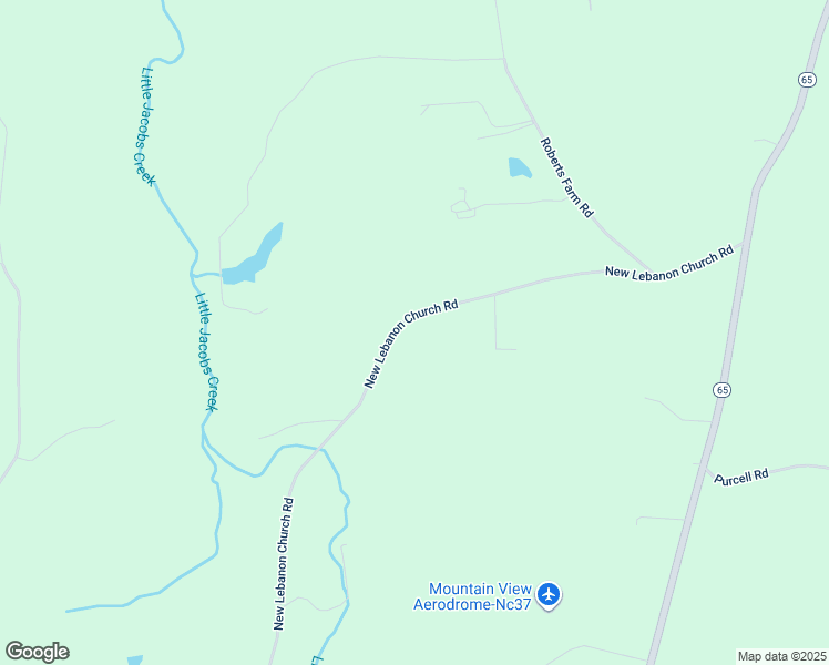 map of restaurants, bars, coffee shops, grocery stores, and more near 491 New Lebanon Church Road in Reidsville