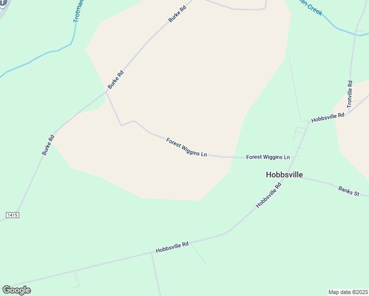 map of restaurants, bars, coffee shops, grocery stores, and more near Forest Wiggins Lane in Gates County