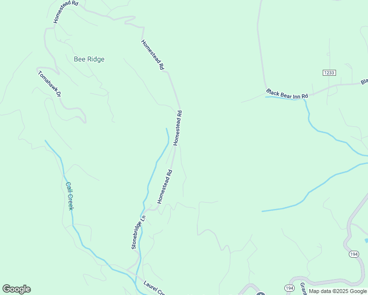 map of restaurants, bars, coffee shops, grocery stores, and more near 127 Yellow Bear Road in Todd