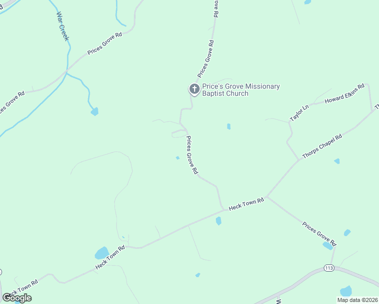 map of restaurants, bars, coffee shops, grocery stores, and more near 388 Prices Grove Road in Rogersville