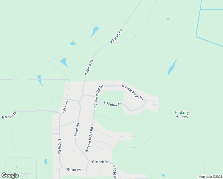 map of restaurants, bars, coffee shops, grocery stores, and more near 4982 South Cedar Ridge Road in Claremore