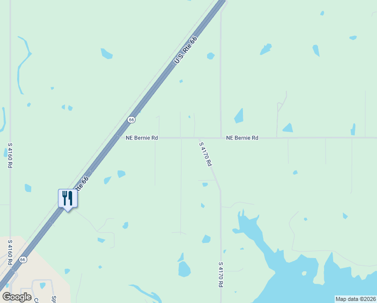 map of restaurants, bars, coffee shops, grocery stores, and more near 18067 Quail Meadow Drive in Claremore