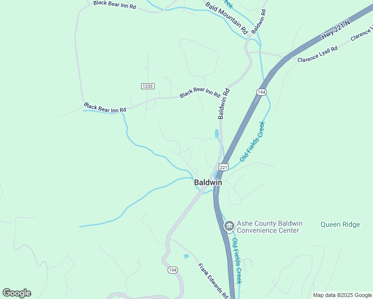 map of restaurants, bars, coffee shops, grocery stores, and more near 308 Earnest Howell Road in West Jefferson