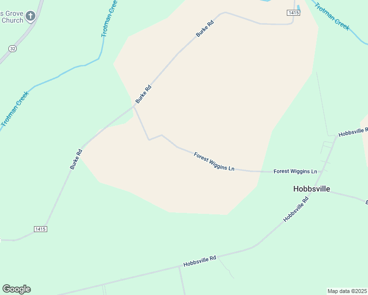 map of restaurants, bars, coffee shops, grocery stores, and more near Forest Wiggins Lane in Gates County