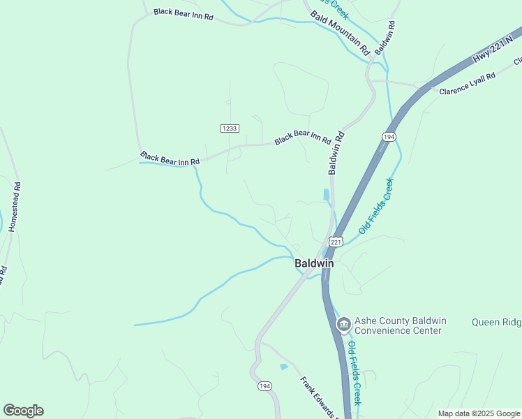 map of restaurants, bars, coffee shops, grocery stores, and more near 413 Earnest Howell Road in West Jefferson