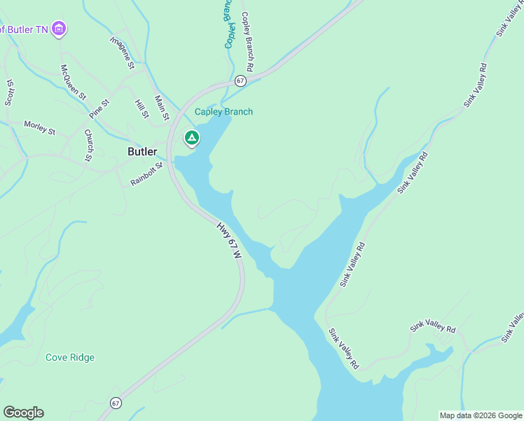 map of restaurants, bars, coffee shops, grocery stores, and more near 500 Managoff Lane in Butler