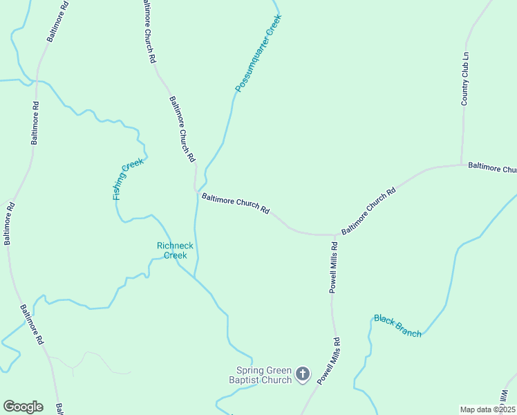 map of restaurants, bars, coffee shops, grocery stores, and more near 397 Baltimore Church Road in Warrenton