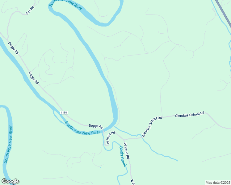map of restaurants, bars, coffee shops, grocery stores, and more near Philmore Miller Road in Ashe County