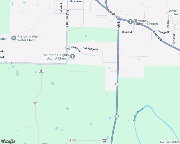 map of restaurants, bars, coffee shops, grocery stores, and more near 227 Bedford Falls Drive in Berryville