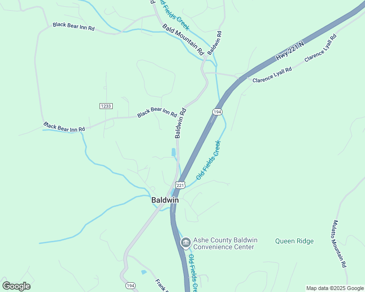 map of restaurants, bars, coffee shops, grocery stores, and more near 1029 Baldwin Road in West Jefferson