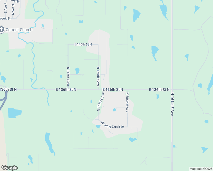 map of restaurants, bars, coffee shops, grocery stores, and more near 13559 North 151st East Avenue in Collinsville