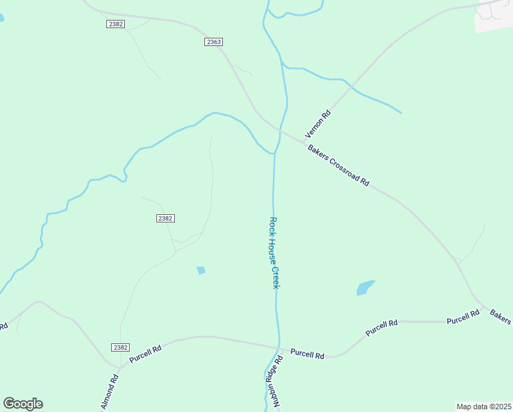 map of restaurants, bars, coffee shops, grocery stores, and more near 1257 Almond Road in Reidsville
