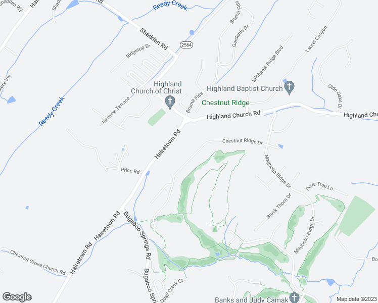 map of restaurants, bars, coffee shops, grocery stores, and more near 122 Chestnut Ridge Drive in Jonesborough