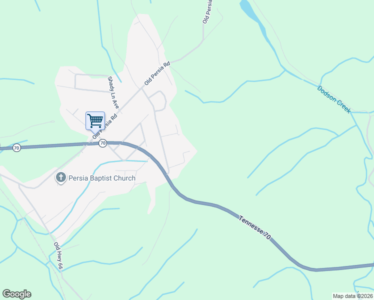 map of restaurants, bars, coffee shops, grocery stores, and more near 114 Poplar Drive in Rogersville