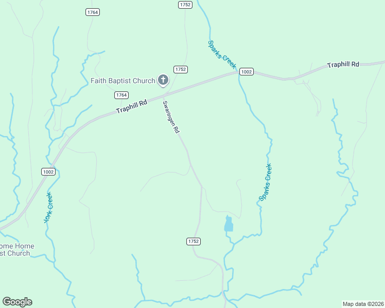 map of restaurants, bars, coffee shops, grocery stores, and more near 1033-1579 Swaringer Road in Traphill