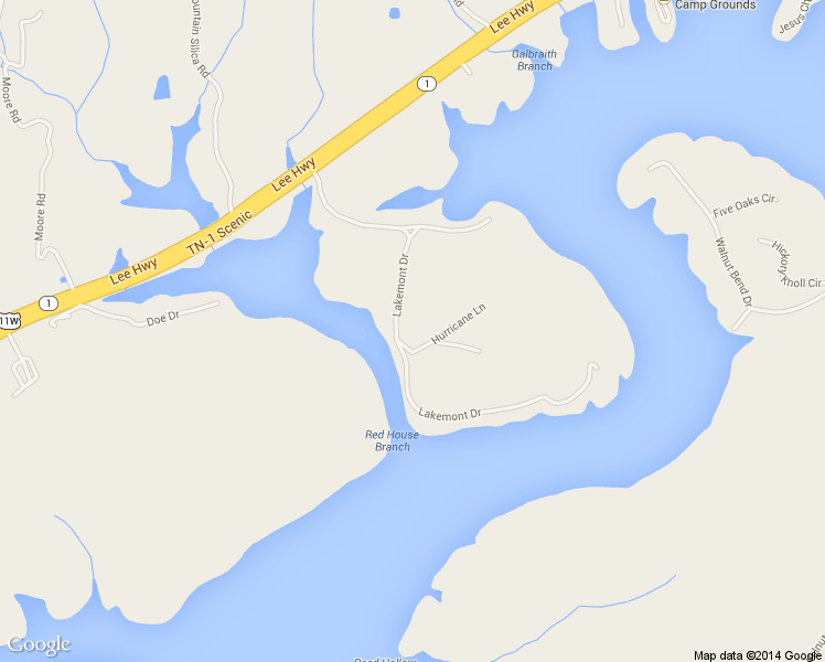 map of restaurants, bars, coffee shops, grocery stores, and more near 285 Lakemont Drive in Mooresburg