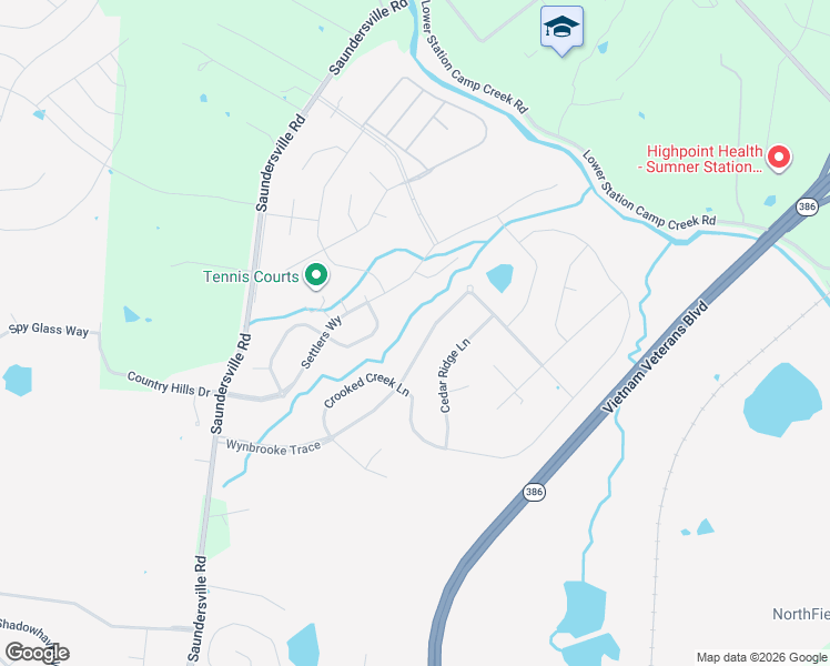 map of restaurants, bars, coffee shops, grocery stores, and more near 155 Wynbrooke Trace in Hendersonville
