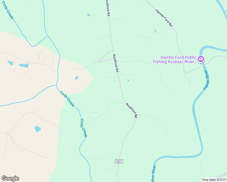 map of restaurants, bars, coffee shops, grocery stores, and more near 1400 Rockford Road in Dobson