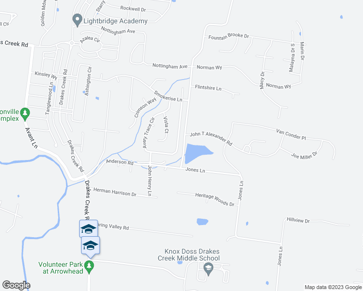 map of restaurants, bars, coffee shops, grocery stores, and more near 1027 Avery Trace Circle in Hendersonville