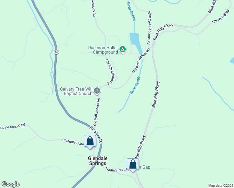 map of restaurants, bars, coffee shops, grocery stores, and more near 176 Raccoon Hollow Road in Jefferson