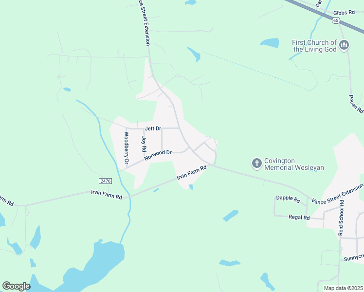 map of restaurants, bars, coffee shops, grocery stores, and more near 3435 Vance Street Extension in Reidsville