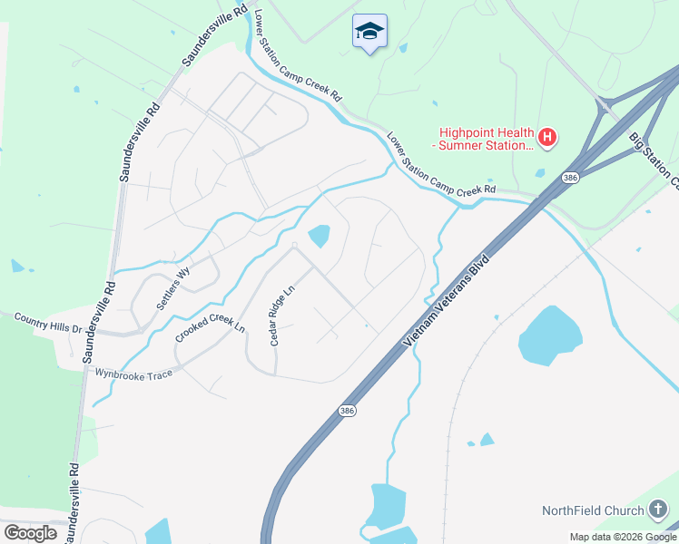 map of restaurants, bars, coffee shops, grocery stores, and more near 102 Riverbirch Lane in Hendersonville