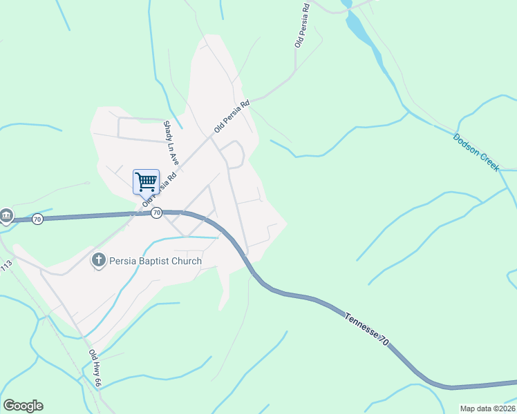map of restaurants, bars, coffee shops, grocery stores, and more near 114 Poplar Drive in Rogersville