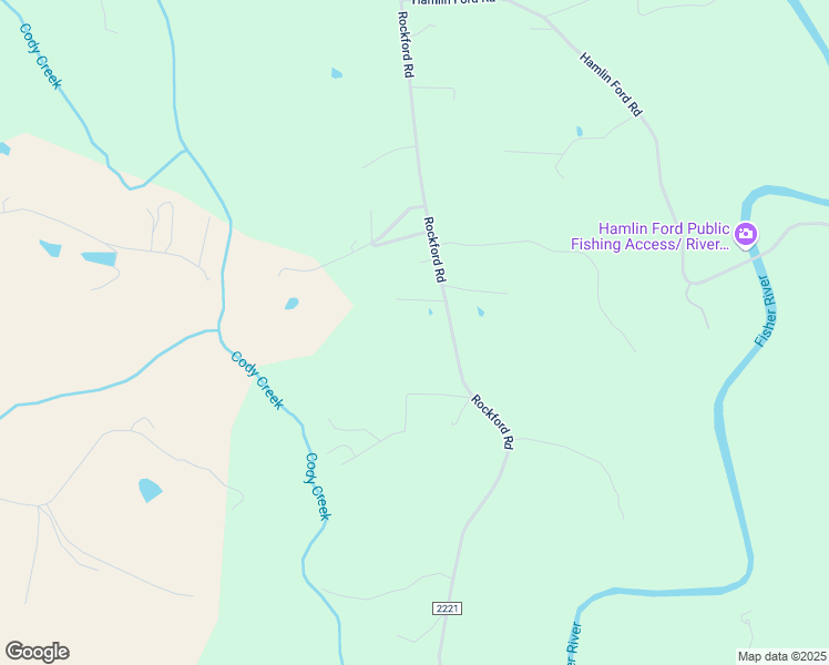 map of restaurants, bars, coffee shops, grocery stores, and more near 1400 Rockford Road in Dobson