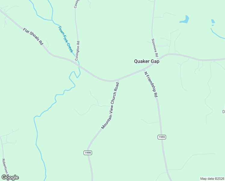 map of restaurants, bars, coffee shops, grocery stores, and more near 2889 Mountain View Church Road in King