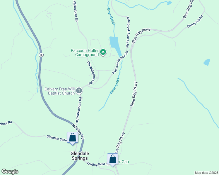 map of restaurants, bars, coffee shops, grocery stores, and more near 272 Raccoon Hollow Road in Jefferson