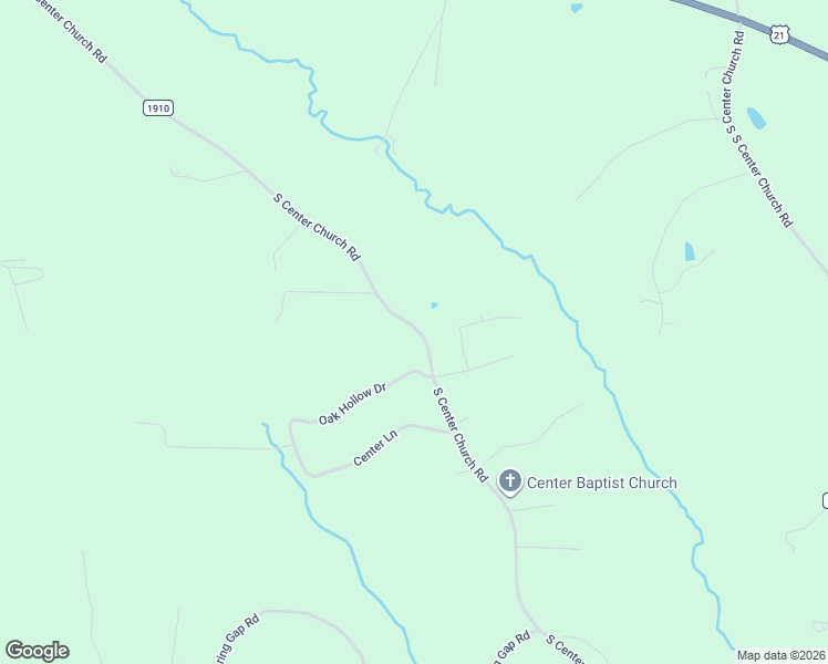 map of restaurants, bars, coffee shops, grocery stores, and more near 3435 South Center Church Road in Thurmond