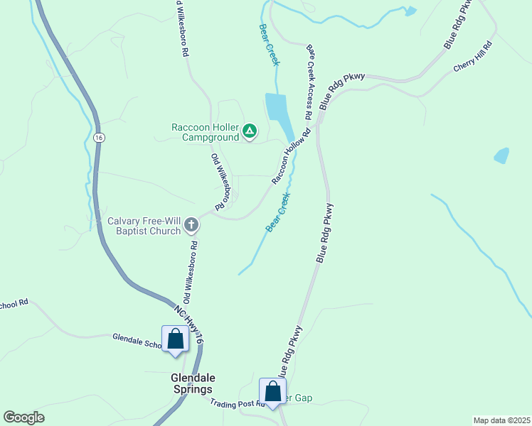 map of restaurants, bars, coffee shops, grocery stores, and more near 272 Raccoon Hollow Road in Jefferson