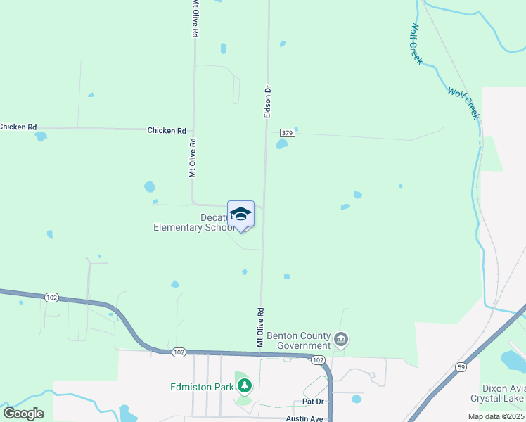 map of restaurants, bars, coffee shops, grocery stores, and more near 9083 Mount Olive Road in Decatur