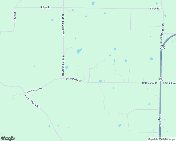map of restaurants, bars, coffee shops, grocery stores, and more near 14772 Bethlehem Road in Gravette
