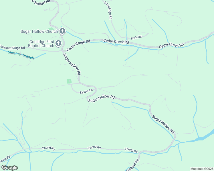 map of restaurants, bars, coffee shops, grocery stores, and more near 1236 Sugar Hollow Road in LaFollette
