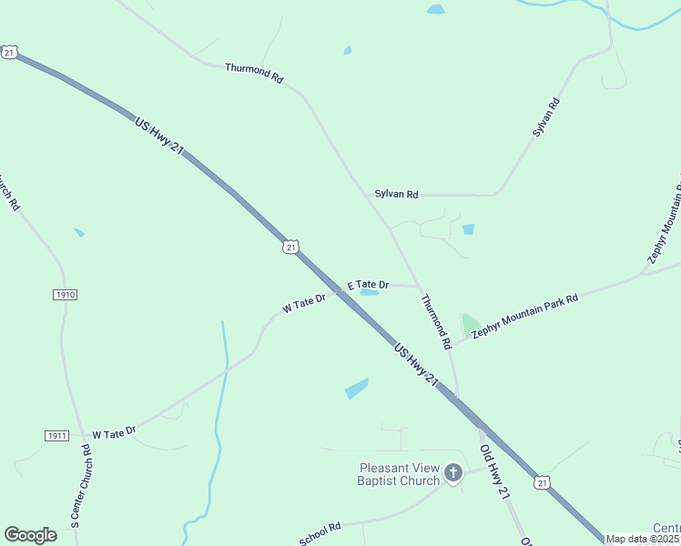 map of restaurants, bars, coffee shops, grocery stores, and more near 574 U.S. 21 in Thurmond